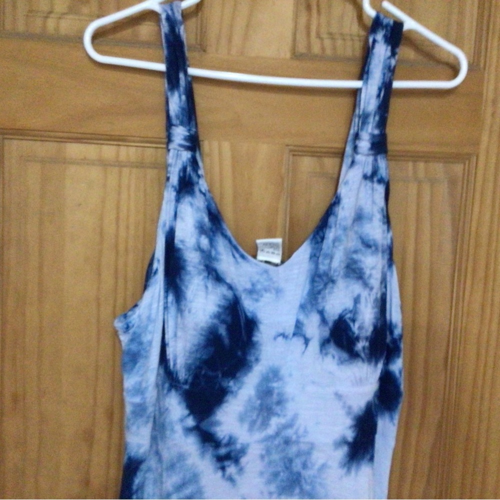 American Rag Blue Tie-Dye Maxi Dress